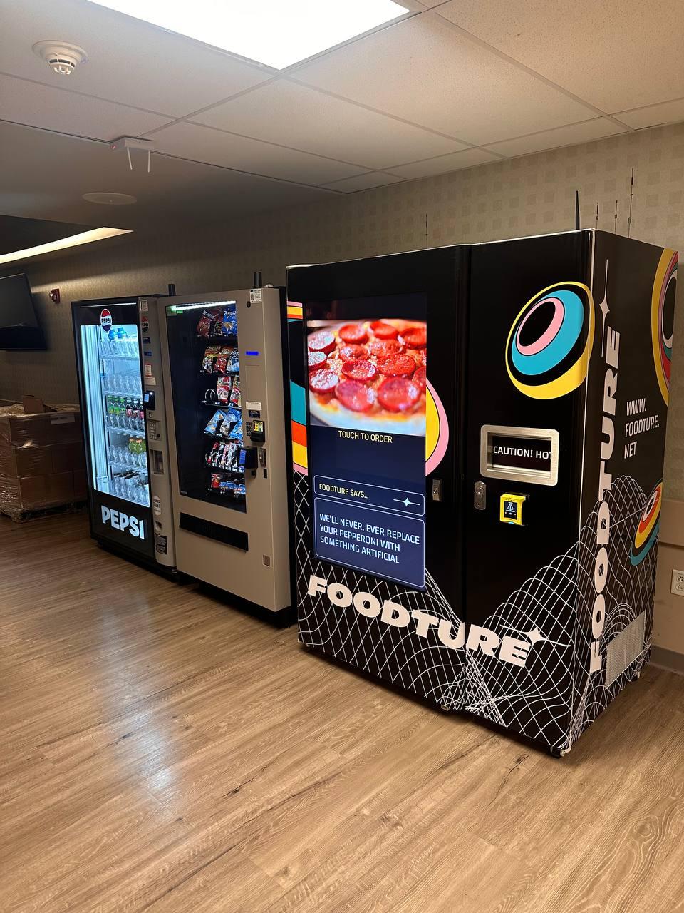 Hot meal vending machine