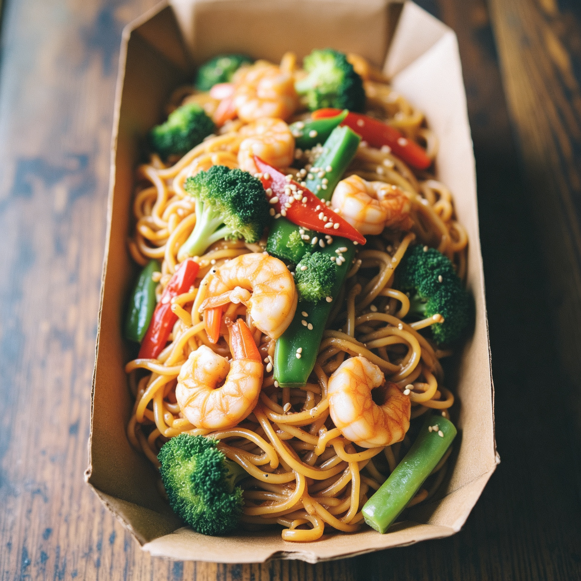 Asian Shrimp Noodles